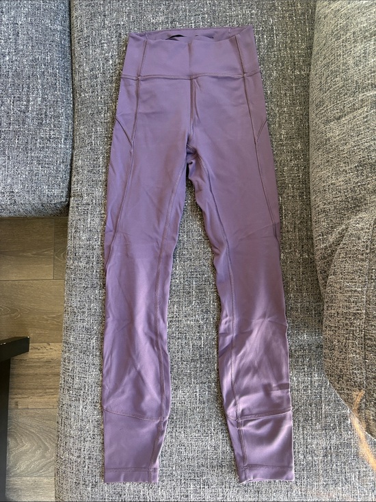 lululemon athletica Pants - Lululemon In Movement Tight 25” Everlux in Black Currant Size 2